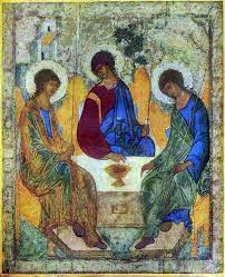 In rublev's icon we observe for the first time all the three angels shown equal. Description Of The Icon By Andrei Rublev Trinity Rublev Andrey