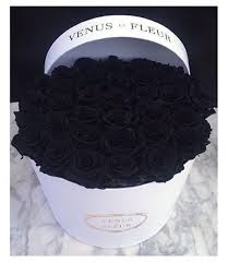 Signature collection and eternity roses: Venus Et Fleur Black Roses Luxury Flowers Strange Flowers Black Rose