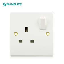 Vivace switched socket w/ neon 13a 250v 1g aluminium silver. China Bs 1363 13a Socket 1 Gang Switched Socket Outlet China Socket Outlet 13a Socket