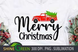 Whatever you need christmas trucks for, here they are! Christmas Tree Truck Merry Christmas Svg Graphic By Shinegreenart Creative Fabrica