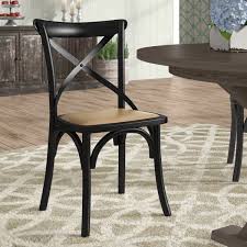 Gayla Solid Wood Cross Back Side Dining Chair Dining Chairs Solid Wood Dining Chairs Side Chairs Dining