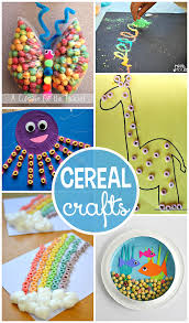 Fantastic Kids Crafts Using Cereal Crafty Morning Crafts For Kids Craft Activities For Kids Daycare Crafts