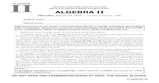 Answers to algebra 1 june 2020 regents. Regents Exam In Algebra Ii Regents High School Examination Algebra Ii Thursday January 24 2019 A Pdf Document