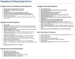 Innovative Ideas For Using Google Forms Followmolly Com Google Forms Google Education Instructional Technology