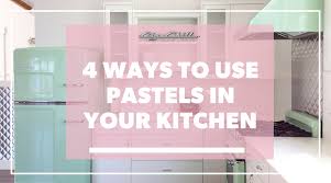 4 Ways To Use Pastels In Your Kitchen Bring the cheery yellow of a fresh daisy into your kitchen and be wowed by the glowing difference it this lovely pastel is fresh, fun and flattering. 4 ways to use pastels in your kitchen
