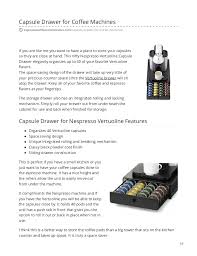 Target / kitchen & dining / nespresso vertuoline coffee capsules (268). Capsule Drawer For Coffee Machines