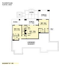 This house plan offers 1420 square feet and a most appealing front porch with a gable roof design over the front door. Walkout Basement House Plans Don Gardner