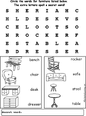 The procedure can be used to diagnose a variety of serious gastrointestinal diseases, including parasites, viruses defecate into the collection device. Spelling Worksheets Furniture At Enchantedlearning Com
