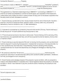 The landlord may enter the premises for the purposes of inspection, repair. 11 Free Rental Agreement Templates Best Office Files