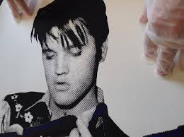 Mr. Brainwash 2008 Don't Be Cruel Elvis Blue Gun Signed 103/200 Banksy Art  MBW