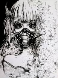 They have captured the imagination of a whole generation of youth and now can be found extensively on the internet. Anime Girl Wearing Mask Drawing Novocom Top