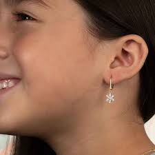 Diamond Small Dangle Earrings Gold 9ct Gold Diamond Oval Link Drop Earrings  16mm Drop D54122 F