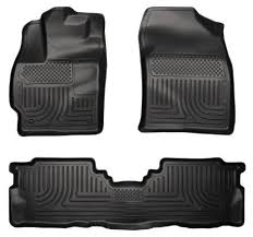 Husky Liners Custom Fit Weatherbeater Molded Front And Second Seat Floor Liner For Select Toyota Prius V Models Black With Fast Free Shipping Carscampus