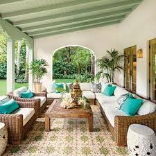 Magnificent Miami Garden Spanish Style Home Outdoor Rooms Outdoor Living