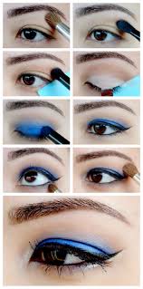 blues new years eve makeup tutorial