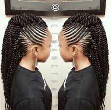 If you want to look a total badass, you need to style your hair in a braided mohawk right away. 6 Ways To Style Box Braids Braided Mohawk Hairstyles Cornrow Hairstyles Natural Hair Styles