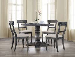 Maybe you would like to learn more about one of these? 74640 42 5 Pc Leventis Weathered Gray Finish Wood 47 Round Dining Table Set