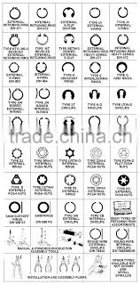 best factory price k ring internal circlips with increased