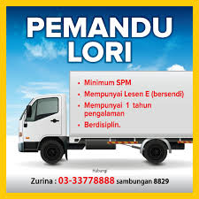 .untuk mengisi kekosongan jawatan sebagai pemandu lori/van pos malaysia berhad anda diperlawa untuk hadir ke lokasi temuduga seperti berikut. Pemandu Lori Bersendi Di Klang Jobs 1klassifieds Facebook