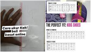 Cara ukur saiz kasut guna pembaris. Cara Ukur Kasut Budak Dengan Tepat Rujukan Carta Saiz Barulah Tak Silap Beli Online