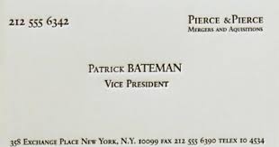 Patrick Bateman American Psycho American Psycho Quotes American Pyscho