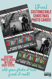 So, there's absolutely no excuse to not send a wish to your loved ones this year. Free Printable Christmas Cards Customize With Your Own Photo