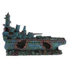 Check spelling or type a new query. Top Fin Battleship Aquarium Ornament Aquarium Ornaments Fish Tank Accessories Fish Tank Decorations