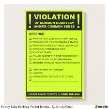 Funny Fake Parking Ticket Driving Citation Post It Notes Zazzle Com In 2021 Post It Notes Parking Tickets Label Templates