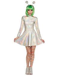 Alien Dress Spirithalloween Com Top Halloween Costumes Alien Halloween Costume Girl Alien Costume