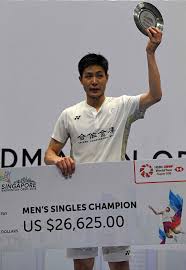 Get their age, stats, rankings, titles and much more. Chou Tien Chen Won The Men S Singles Final At The Singapore Badminton Open Cgtn