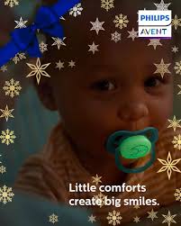 This festive season, give your little one the gift of comfort. The Philips  Avent Ultra Air pacifier keeps baba's skin dry with breathable airholes and  soothes safely with an orthodontic, BPA-free ...