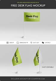 2 Free Desk Flag Mockups On Behance In 2020 Mockup Photoshop Program Photoshop Mockup