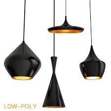 Tom dixon lighting complements your home decor with expressive contemporary design from britain. Beat Light Tom Dixon Loft Concept Pendant Set 3d Model Download 3d Model Beat Light Tom Dixon Loft Concept Pendant Set 25798 3dbaza Com