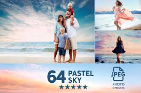 With after effects project files, or templates, your work with motion graphics and visual effects will get a lot easier. 64 Pastel Sky Photo Overlays In Actions Presets On Yellow Images Creative Store
