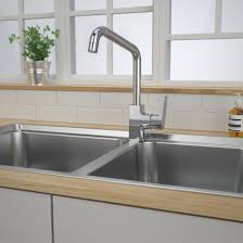 Stainless steel by far the most popular material for kitchen sinks, stainless steel sinks are resistant to heat and stains and are available in a variety of types, styles and sizes. Laundry Tubs Caroma