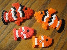 You could easily adapt this perler bead fish to many colors. Perler Beads School Of Fish Perler Bead Patterns Pearler Bead Patterns Perler Bead Art