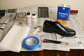 Paint is one of the most frustrating substances to spill onto clothing. Painting Leather Shoes Or Other Leather Stuff 3 Steps With Pictures Instructables