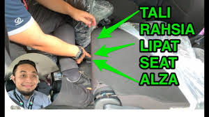 Masalah biasanya dirumuskan dalam bentuk pertanyaan. Cara Mudah Lipat Kerusi Perodua Alza Pernah Perasan Ada Tali Extra Kat Bawah Seat Belakang Youtube