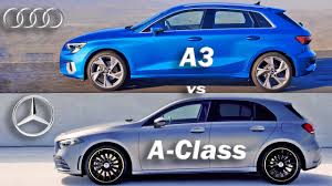 2020 Audi A3 Vs Mercedes A Class Mercedes Vs Audi A Class Vs A3 Visual Compare Youtube