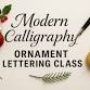 Modern Calligraphy for Beginners- Ornament Lettering event image