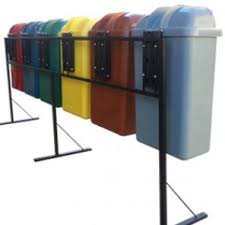 4 Lixeiras De Plastico Para Coleta Seletiva 50l Loja Das Cadeiras Moveis Plasticos