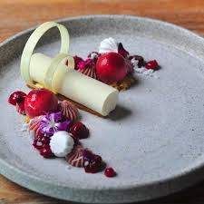 You can plate up fabulous desserts. This Is Fancy Fine Dining Desserts Dessert Presentation Fancy Desserts