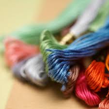 Untwisted filaments of silk, used in embroidering … Uses For Embroidery Floss