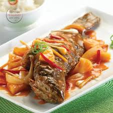 Lebih lanjut mengenai ikan kerapu, maka berikut kami mencoba memberikan sebuah resep masak menu hidangan berbahan dasar seafood bernama ikan kerapu goreng saus mentega. Resep Kerapu Asam Manis