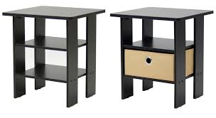 Furinno 11179ex simple design coffee table, espresso kitchen & dining. Furinno Petite End Table Bedroom Night Stand Set Of Two Multiple Finishes Walmart Com Walmart Com