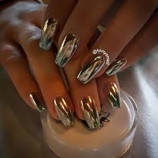 15 New Year S Eve Nail Designs For Every Party Chrome Nails Designs Chrome Nails New Years Nail Designs
