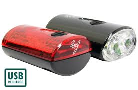 Fwe Rechargeable Light Set 80 15 Lumen Bike Lights Evans Cycles