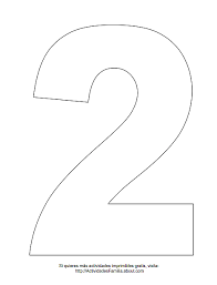Numero 2 Para Colorear