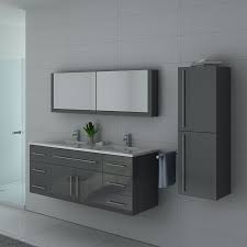 Le noir met en valeur les tons gris avec succès et leur donne une touche de luxe raffiné et de perfection. Meuble Sous Vasque Gris Pour Salle De Bain Meuble Sous Vasque Gris Dis749gt Salledebain Online