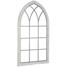 White Cathedral Window Wood Wall Decor Hobby Lobby 1641877 In 2021 Window Mirror Decor Arched Wall Decor Big Wall Decor